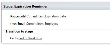 Building Content Expiration Reminders in SharePoint 2013