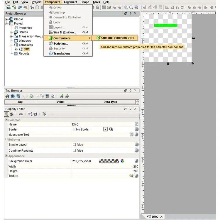 custom properties