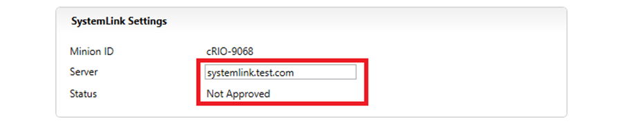 NI Systemlink client software systemlink settings