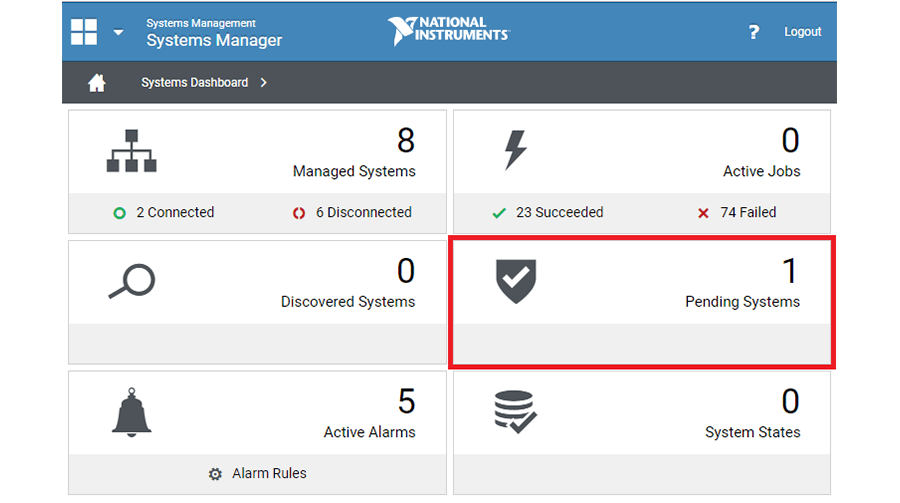 NI Pending systems
