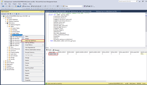 Microsoft SQL server management studio