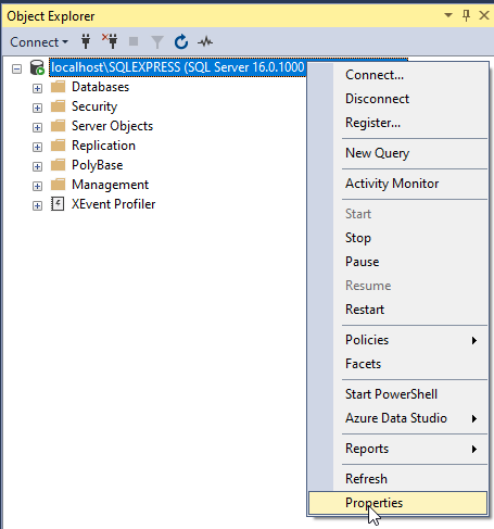 SQL Server object explore