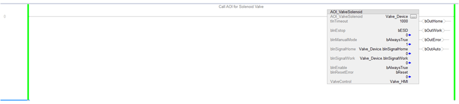 screen grab controller run green bars on PLC logic online with controller