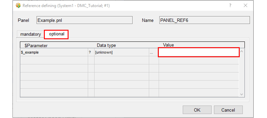 16 blank parameter