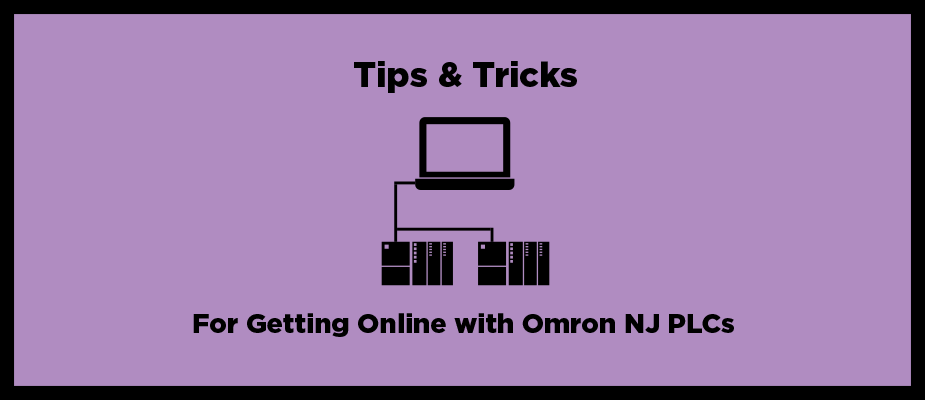 Getting Online with Omron NJ PLCs