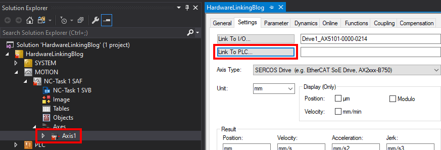 AxisLinkToPlcButton