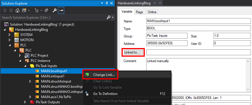ChangeVariableLink 1