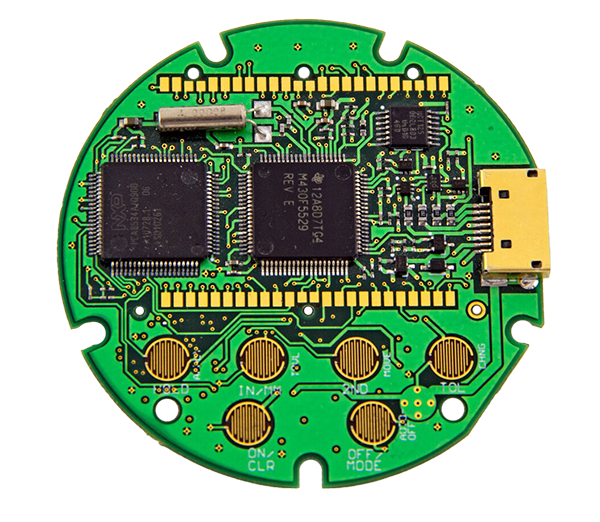 Round PCB Circuit Board designed by DMC