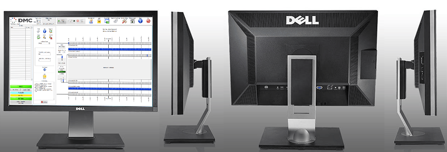 dual DellTM UltraSharpTM U2410 monitors