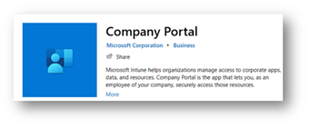 Endpoint Manager Company Portal