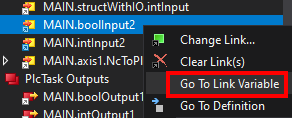 GoToLinkFromPLCAttribute