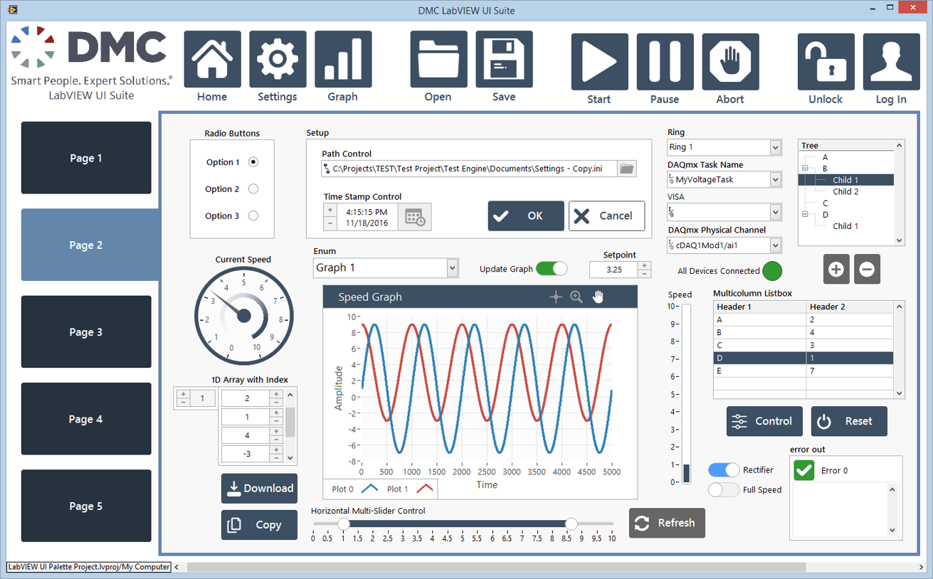LabVIEW UI Palette