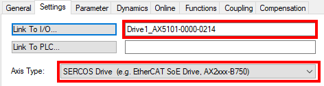LinkedNcHardwareAxis 1