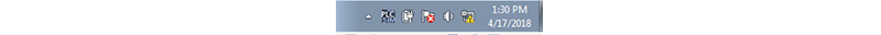 Screenshot: Tray icon