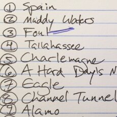 Trivia Scorecard