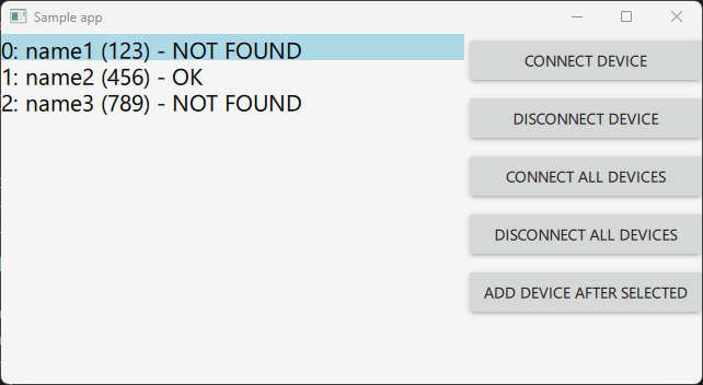 Example GUI