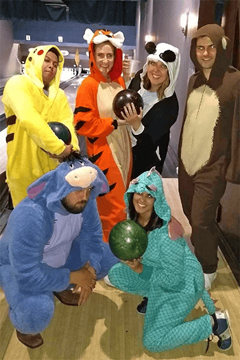 Burnt City Brewing bowling league