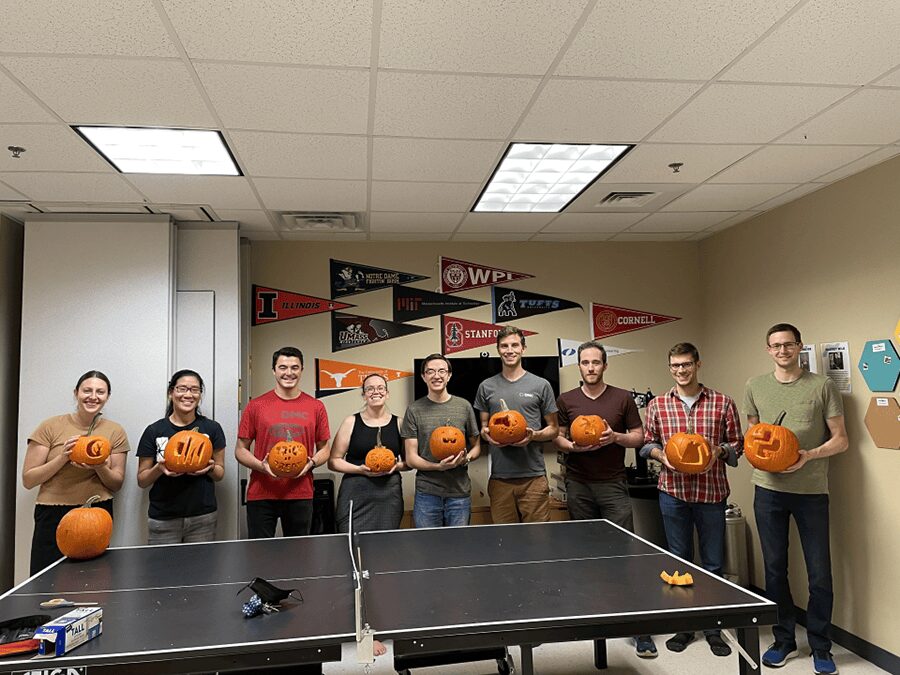 dmc boston office pumpkin carving
