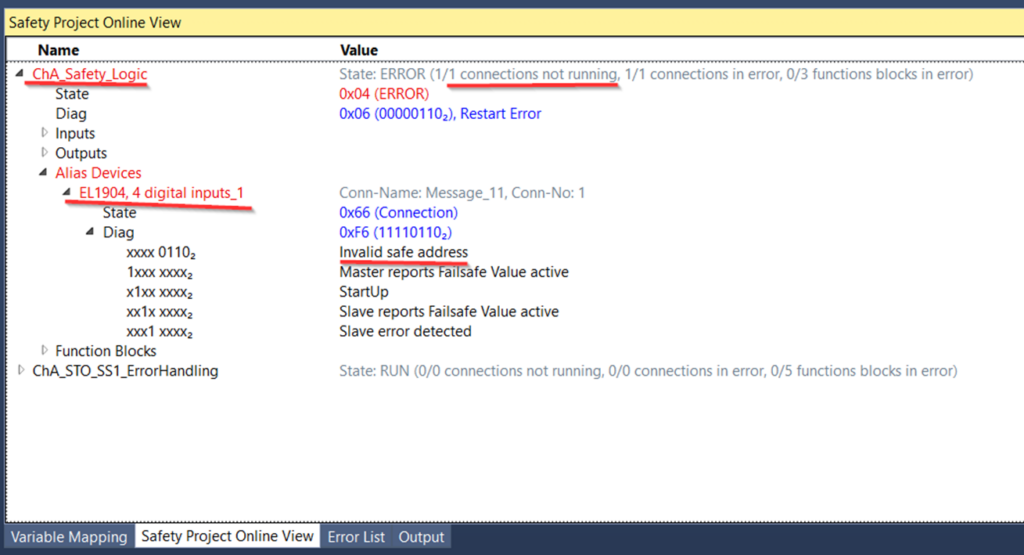 Safety project online view