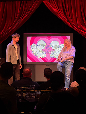 guest on stage magic lounge