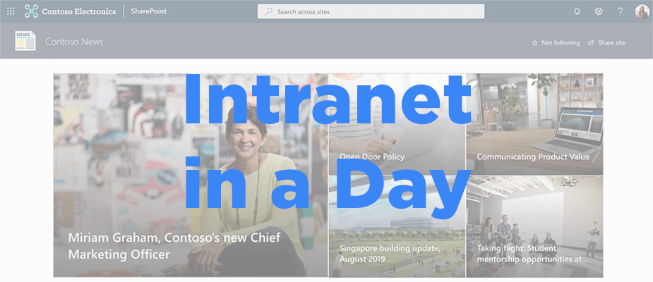 DMC’s SharePoint Intranet in a Day