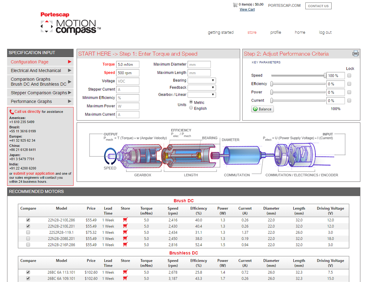 Product Selection Tool and Catalog Web Application