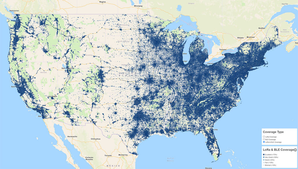 amazon sidewalk coverage map