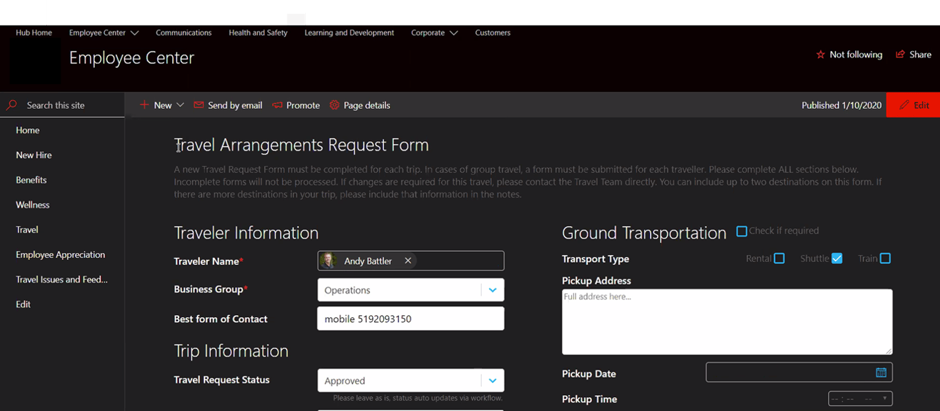 UI UX Intranet Extranet