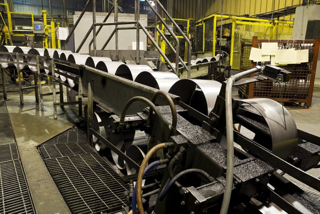 material handling assembly line