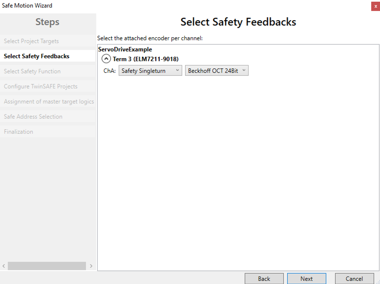 safe motion wizard