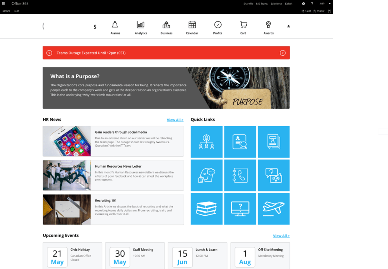 Intranet Design Example