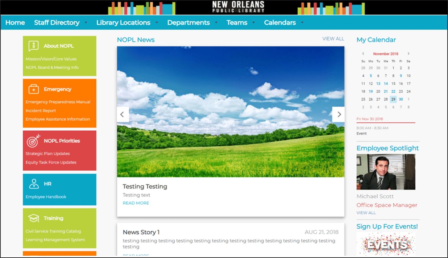 Extranet Design