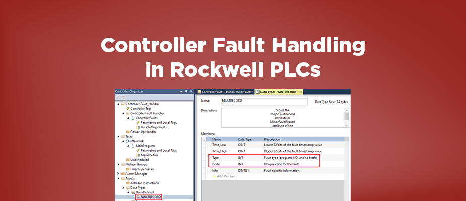 Controller Fault Handling in Rockwell PLCs