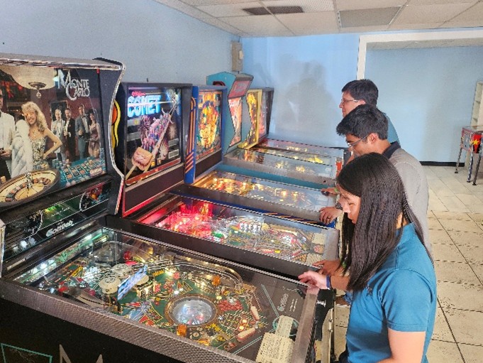 dmc team at arcade