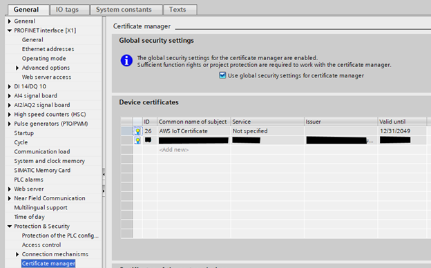 certificate manager