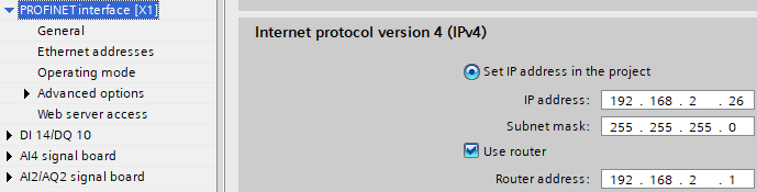profinet interface