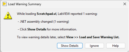 C# in LabVIEW interface