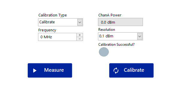 RF measurement calibration